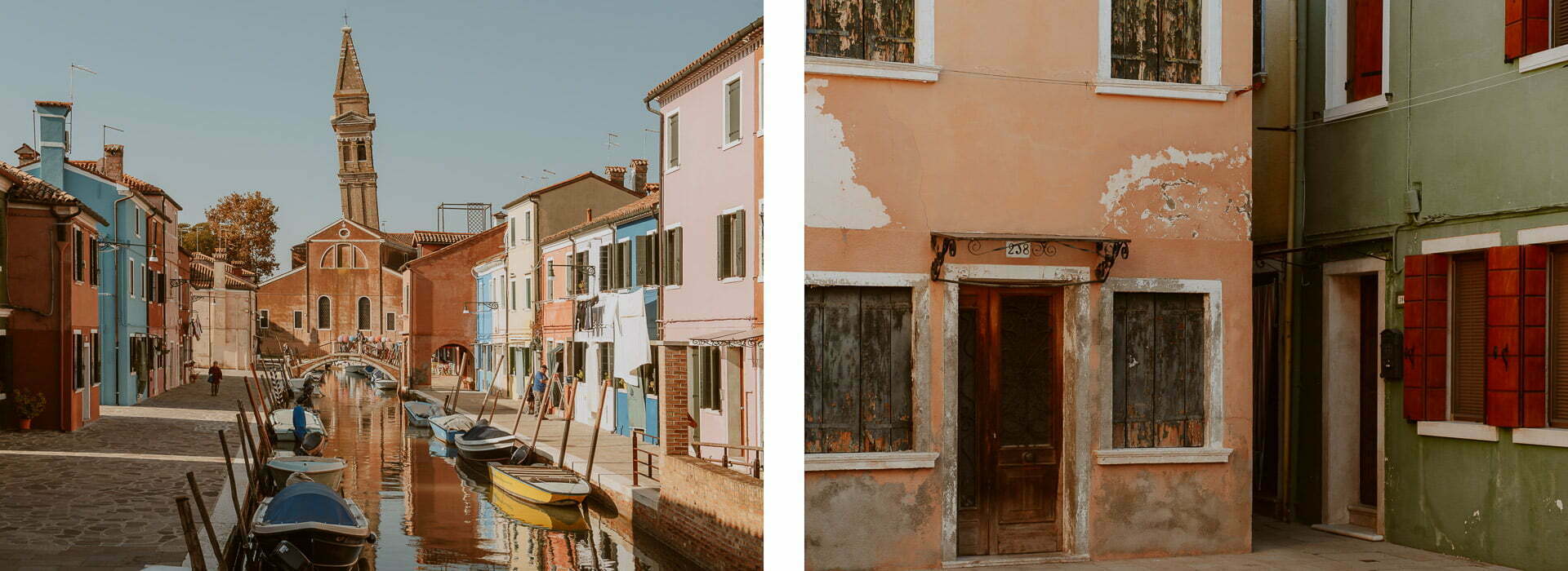 Burano Włochy kolorowe domki