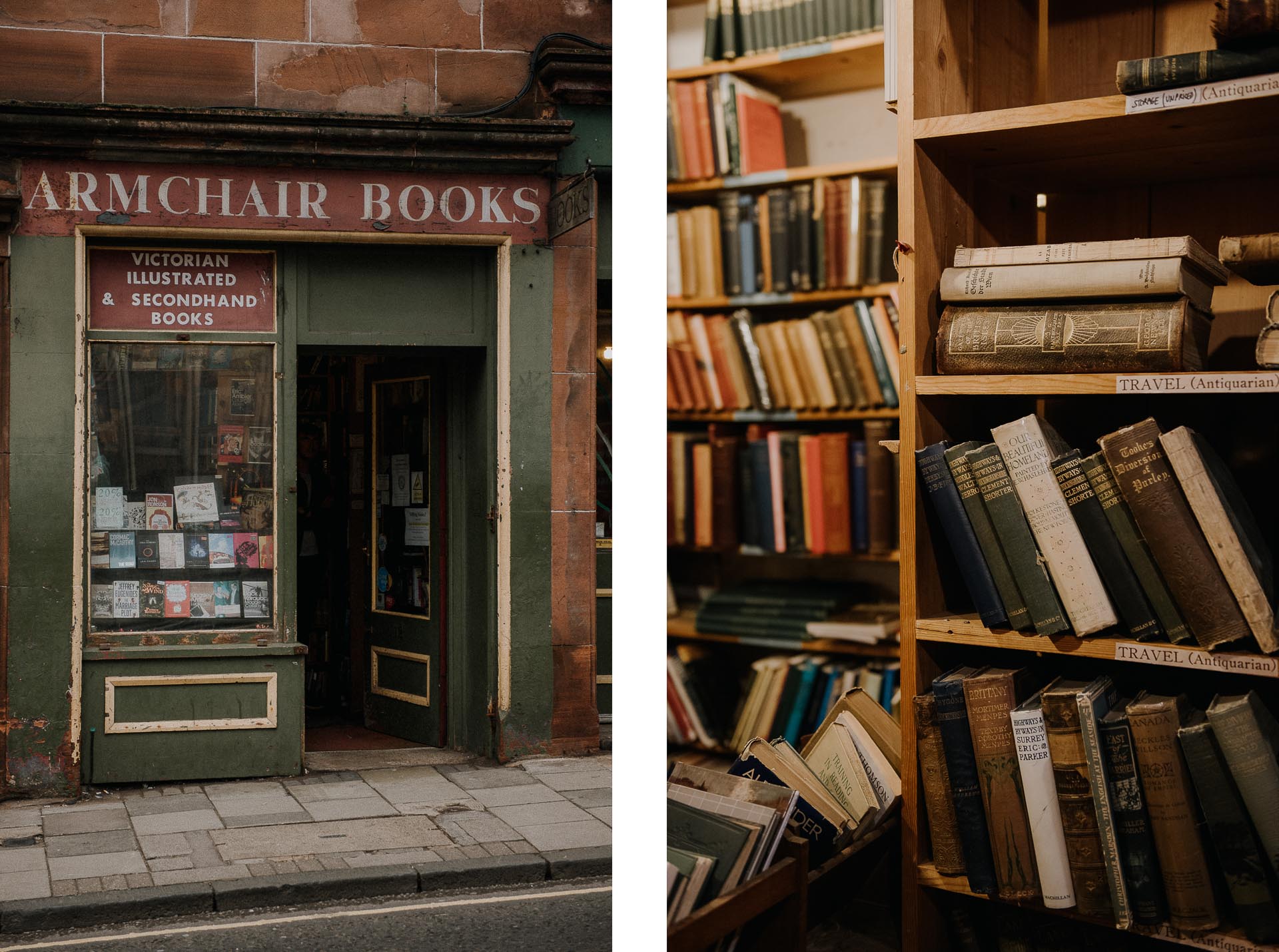 KSIĘGARNIA ARMACHAIR BOOKS w Edynburgu co zwiedzić