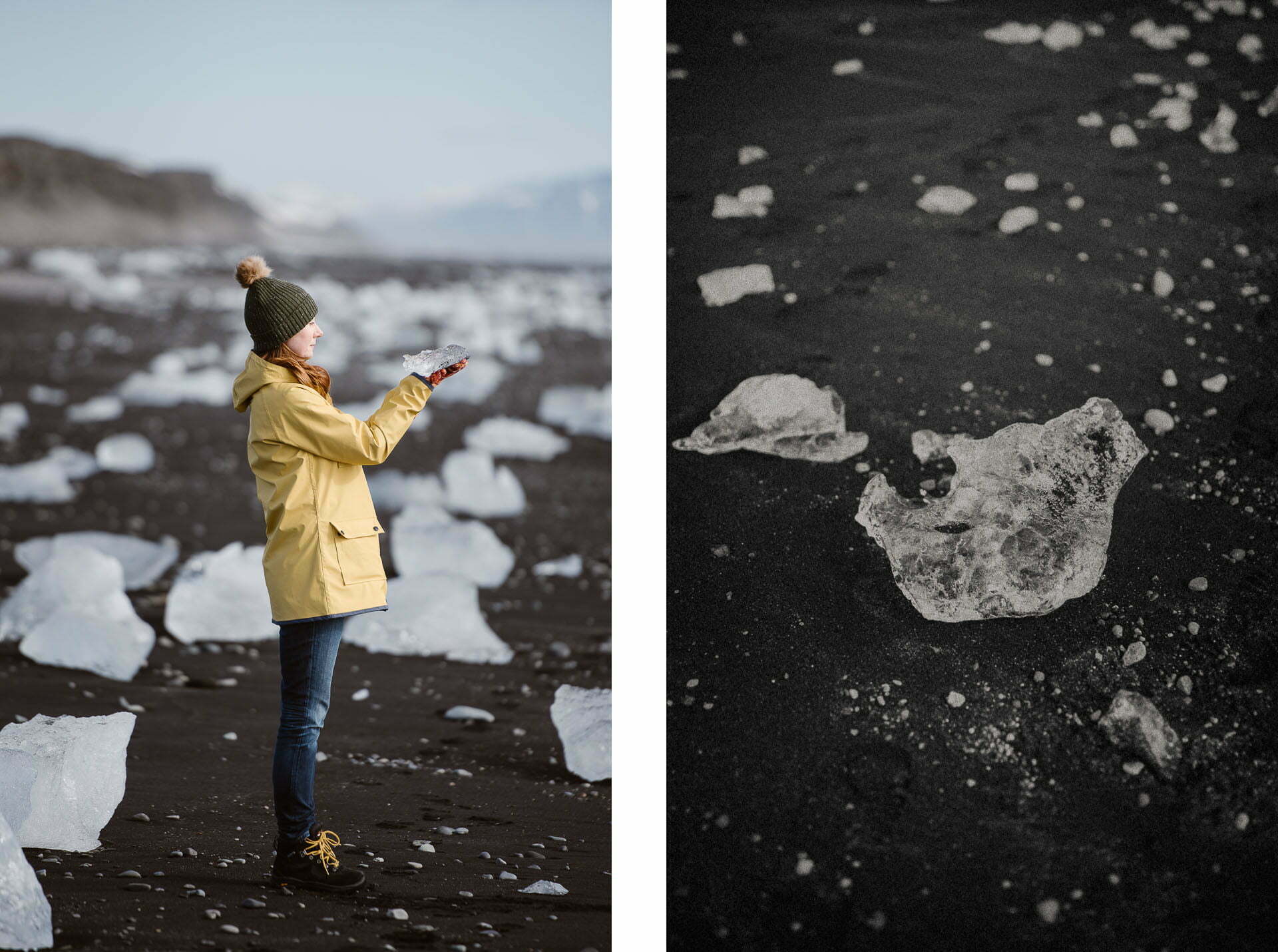 ICE BEACH I DIAMOND BEACH CO ZOBACZYĆ NA ISLANDII