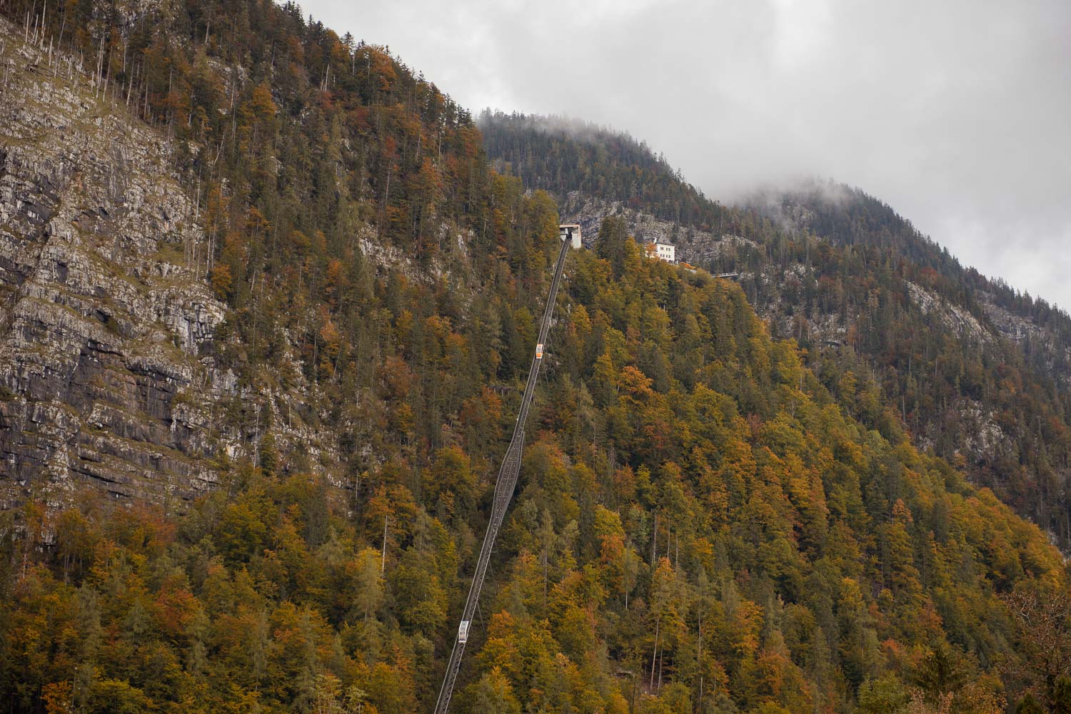 KOLEJKA, PLATFORMA WIDOKOWA I KOPALNIA SOLI W HALLSTATT