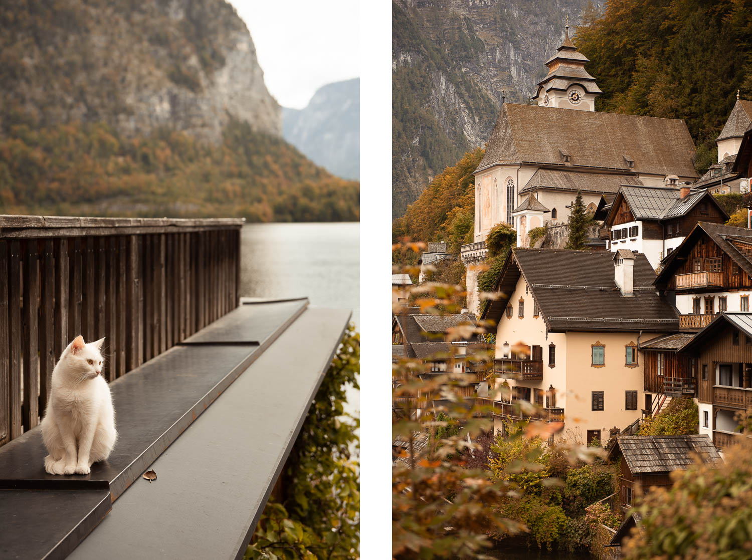 Hallstatt w Austrii 