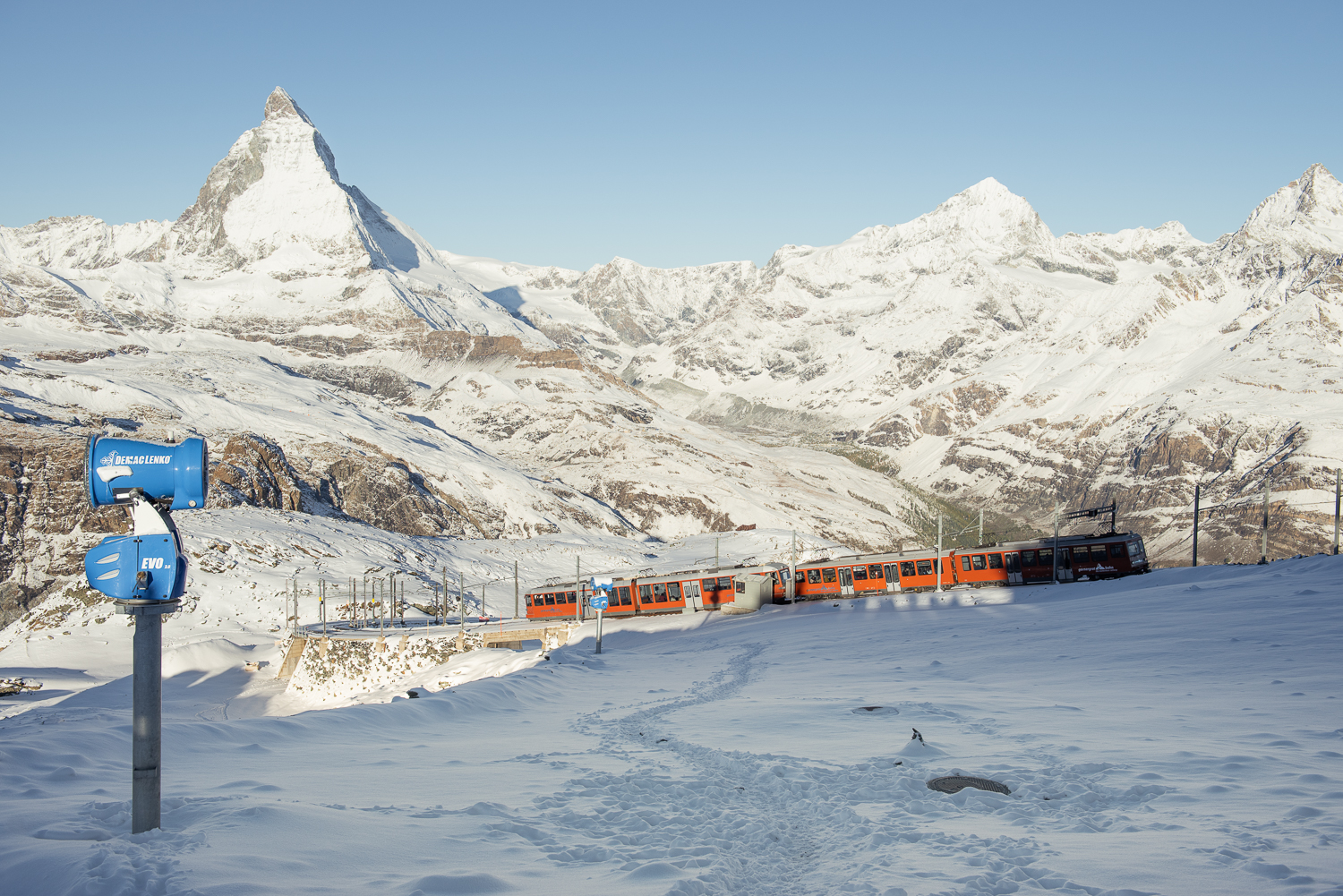 GORNERGRAT – KOLEJ ZĘBATA NA LODOWIEC