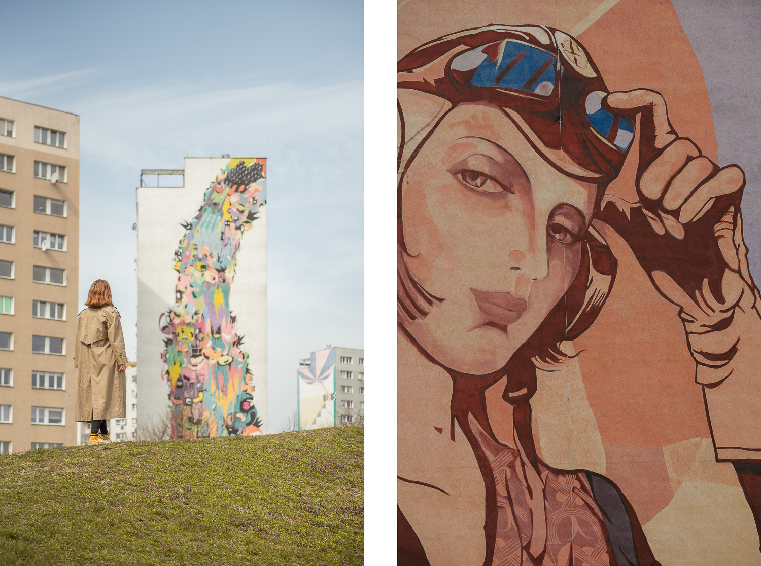 Gdańsk Zaspa murale 