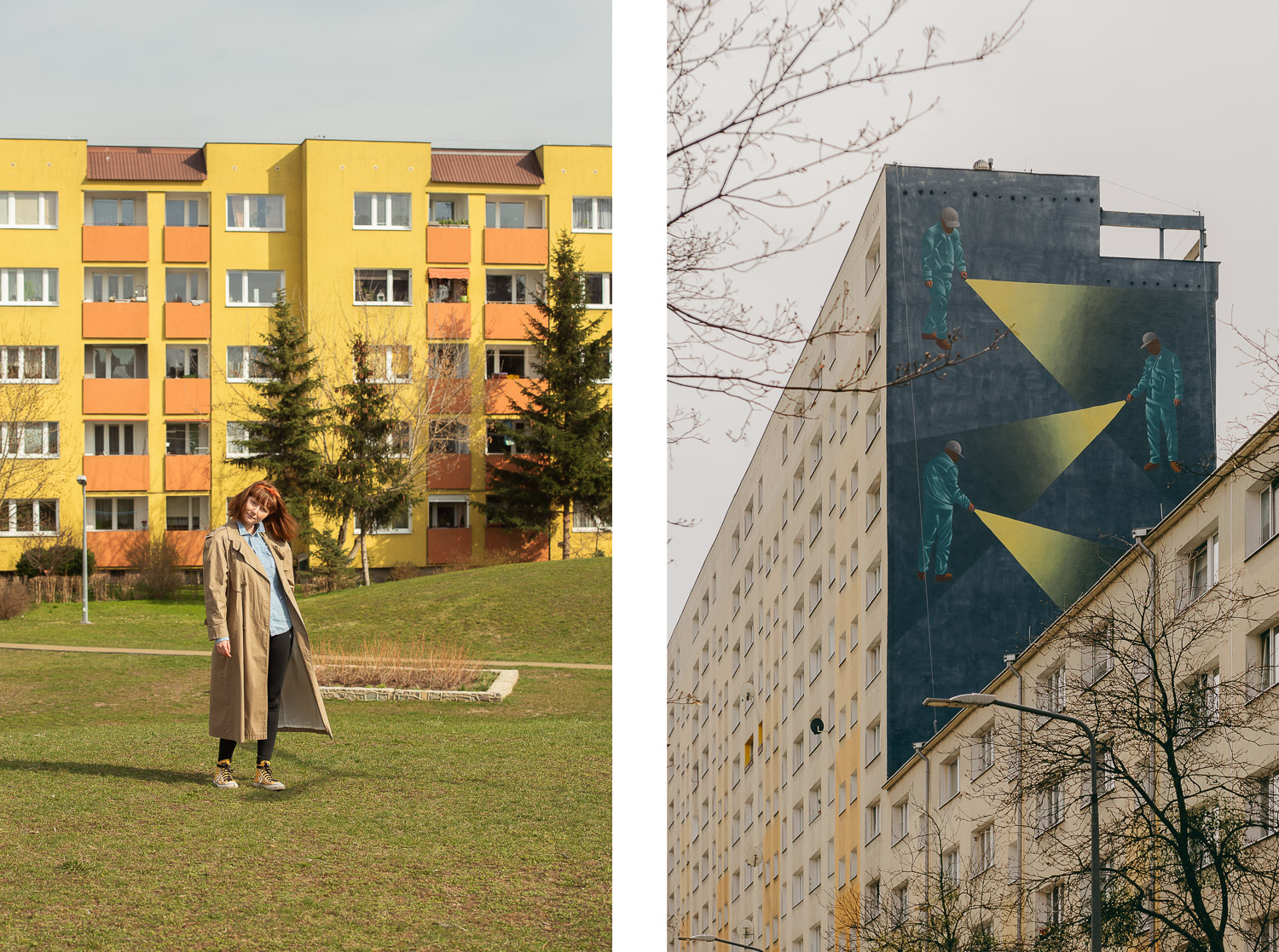 Gdańsk Zaspa murale 