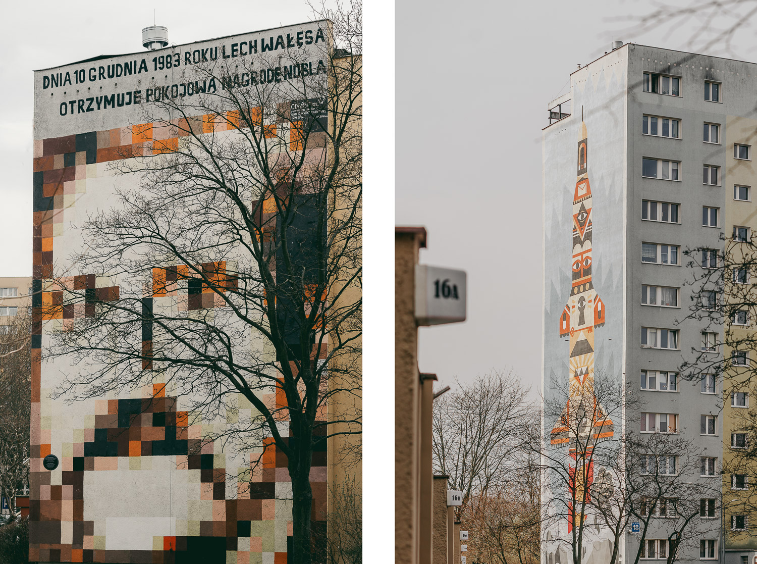 Gdańsk Zaspa murale 