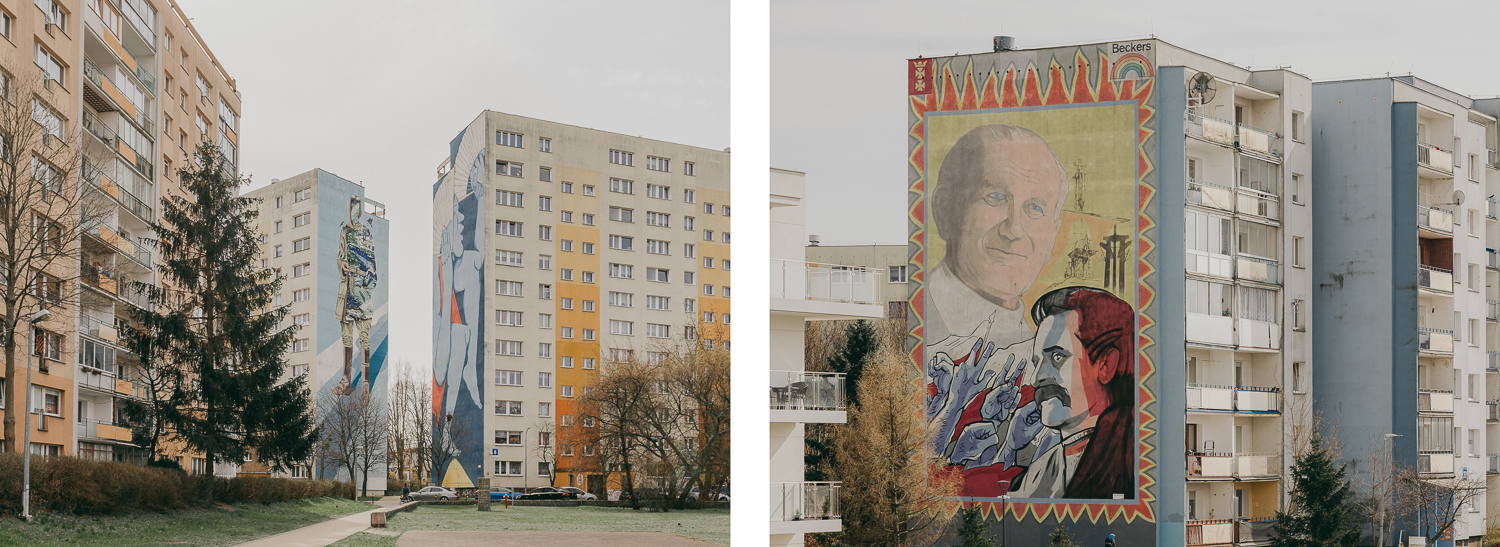 Gdańsk Zaspa murale 