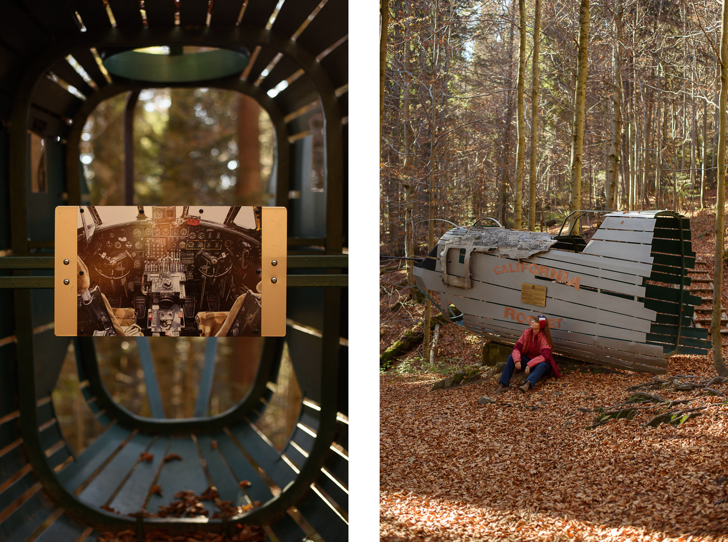 szczฤ
tki amerykaลskiego bombowca B-24 California-Rocket Gorce